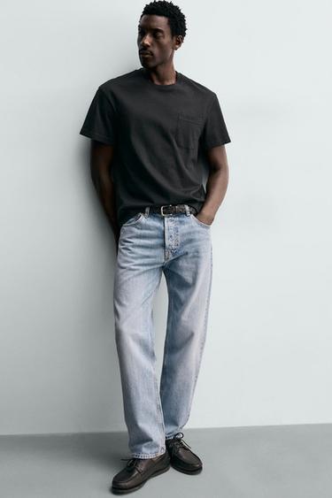 JEAN COUPE DROITE - Bleu de Zara - Image 6