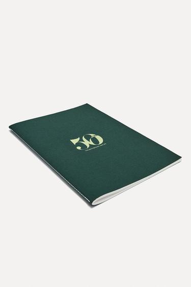 ZARA 50TH ANNIVERSARY LARGE NOTEBOOK - Green by Zara - Image 1