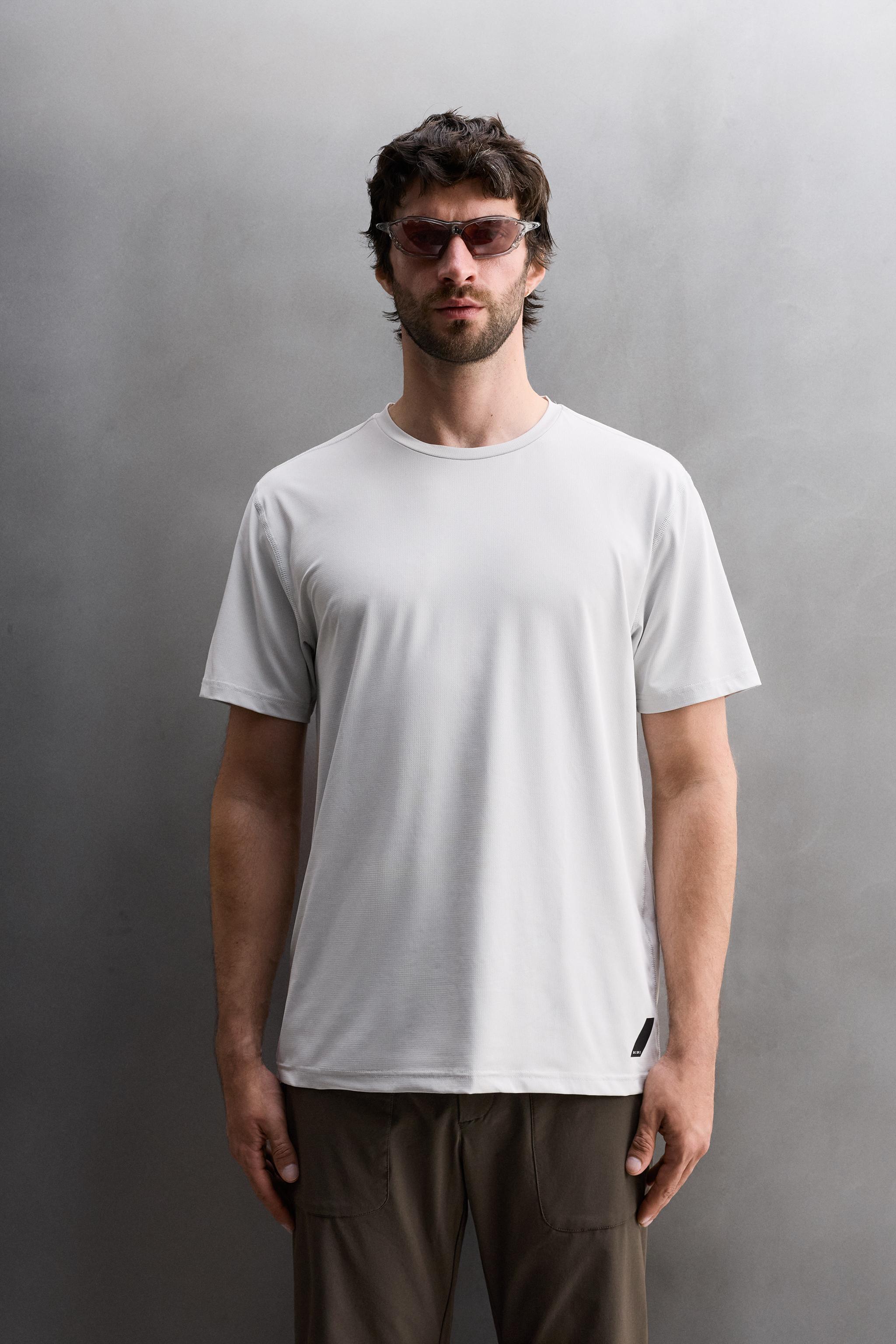 BASIC TECHNICAL T-SHIRT - Blue / Steel | ZARA United States