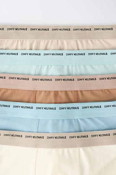 Zara 6-14 YEARS/ FIVE-PACK TEXT BOXERS - Multicolored