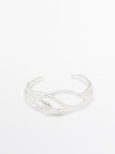 Zara Abstract metal bracelet - Silver
