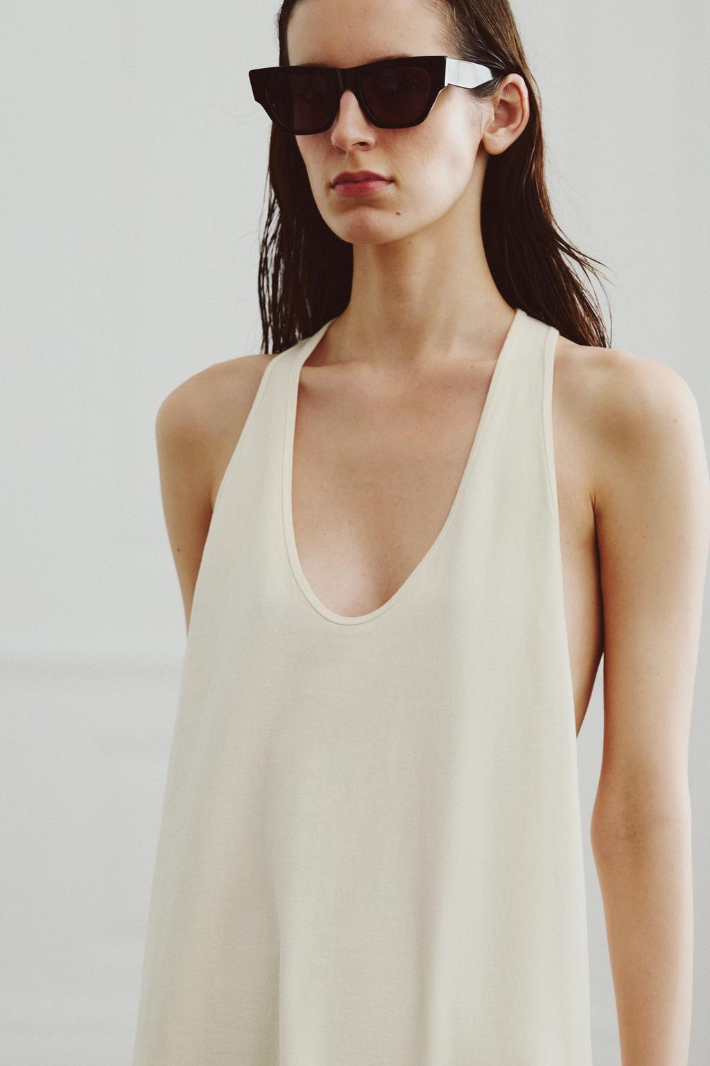 LONG COTTON DRESS - image 2