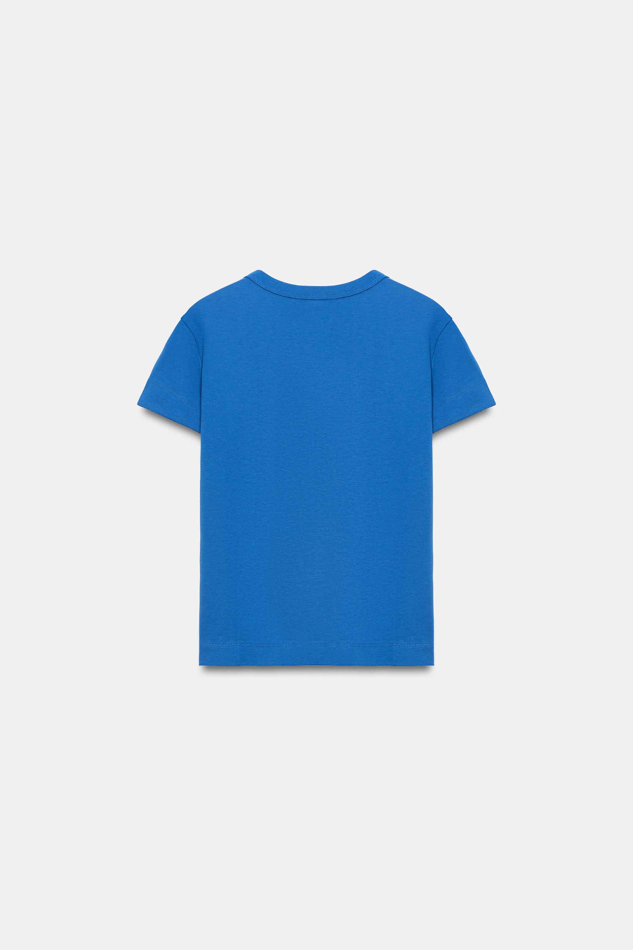İNTERLOK KISA KOLLU T-SHIRT - Görsel 7