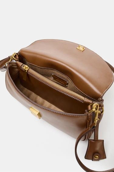 LONG CROSSBODY BAG - Dark tan by Zara - Image 5