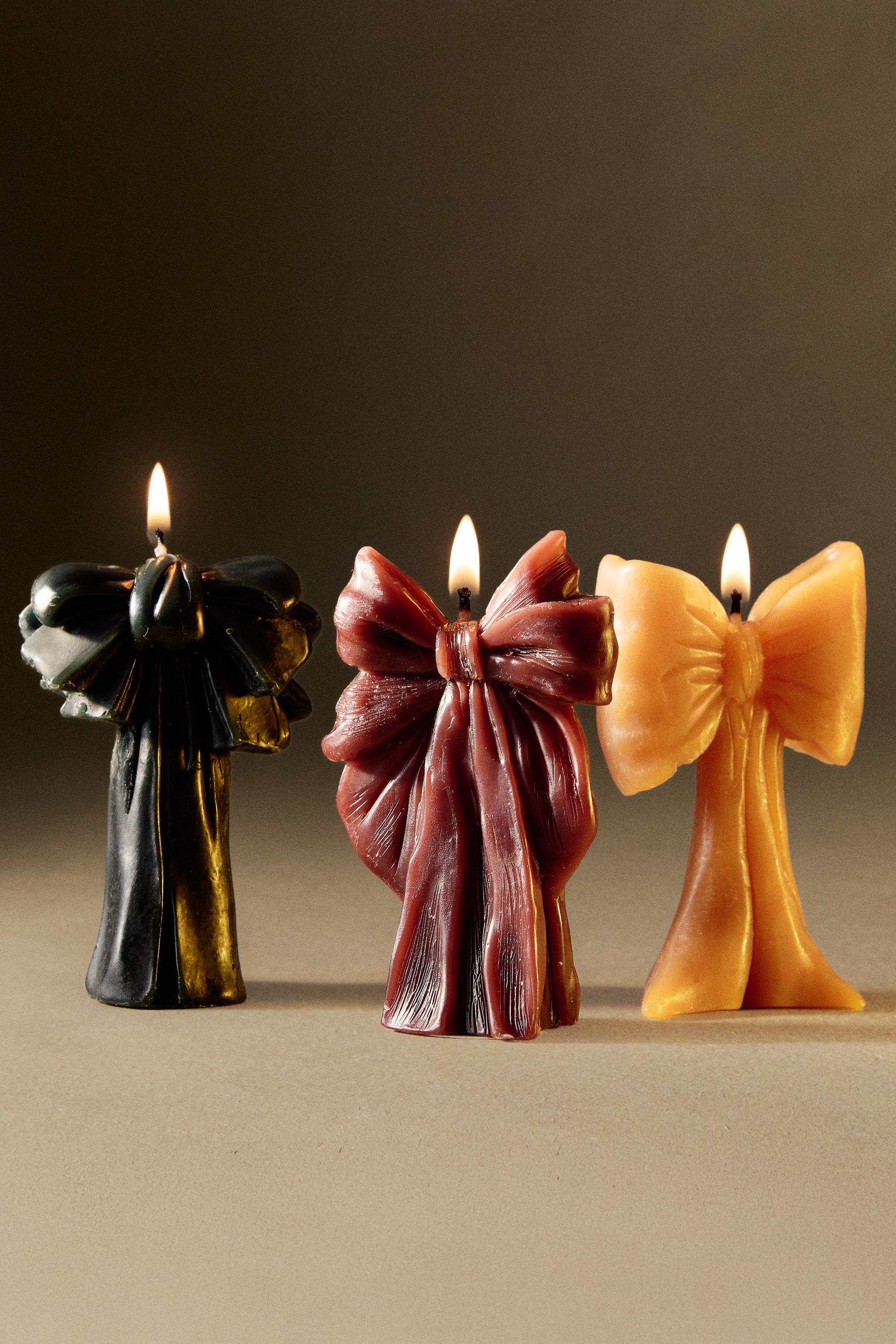 BOW SCENTED CANDLES PACK (PACK OF 3)