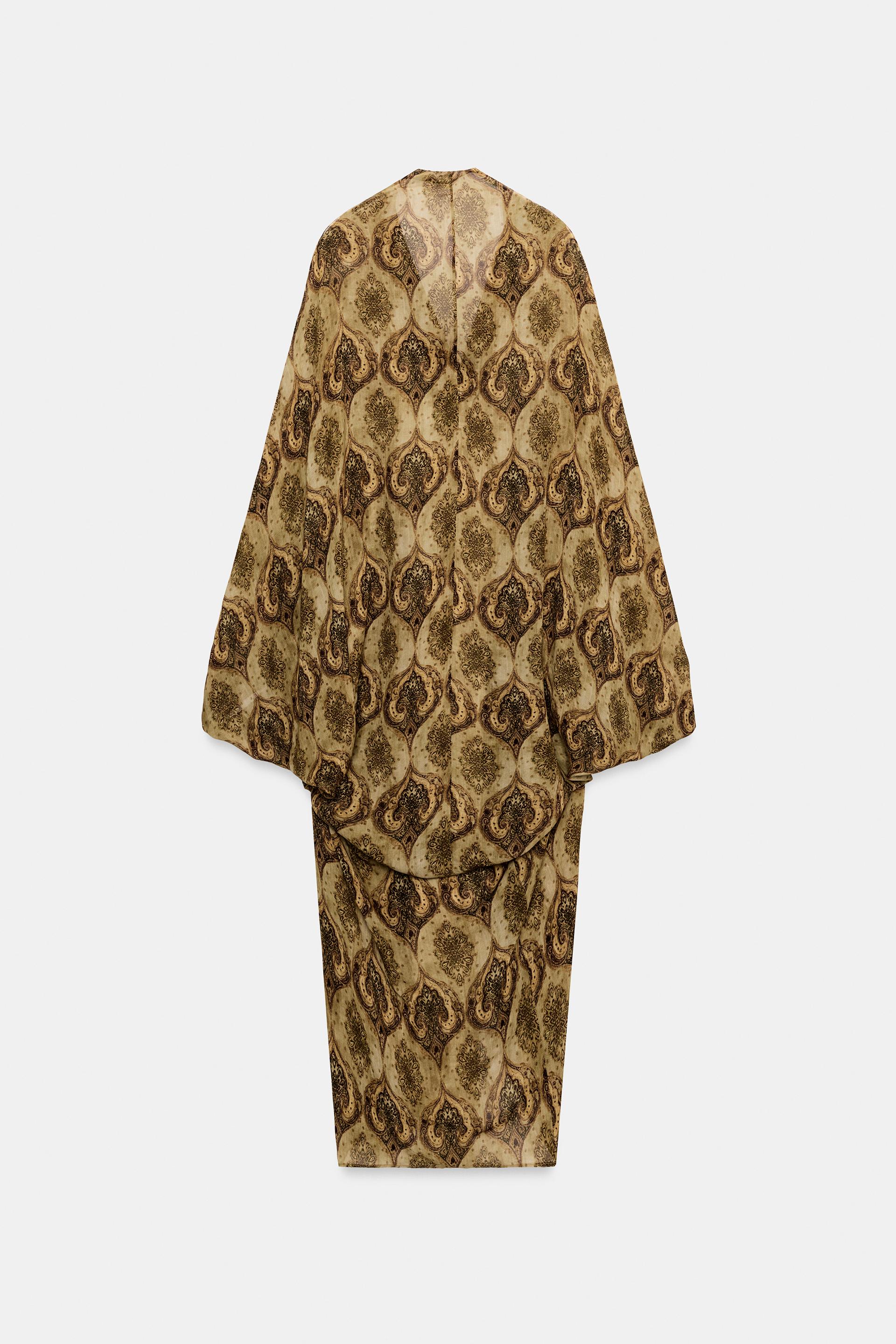 ZW COLLECTION PRINTED MIDI DRESS — صورة 10