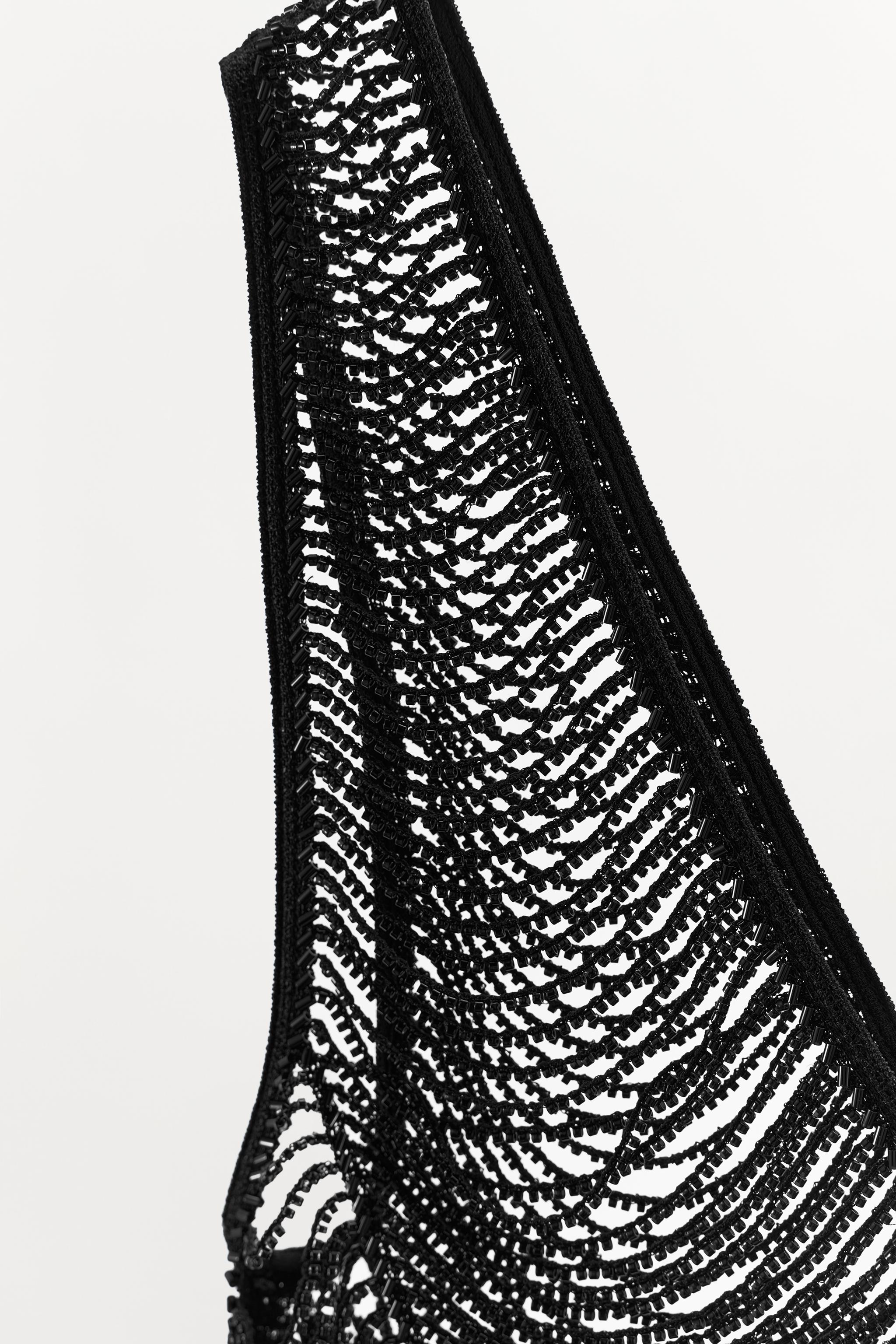 ZW COLLECTION BEADED TOP - Black | ZARA South Africa