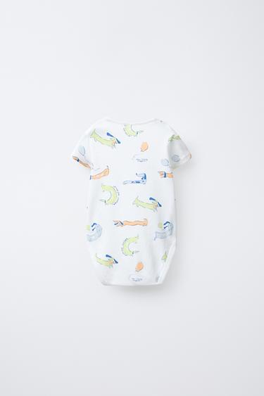 LOT DE CINQ BODYS CHIOTS - Multicolore de Zara - Image 2