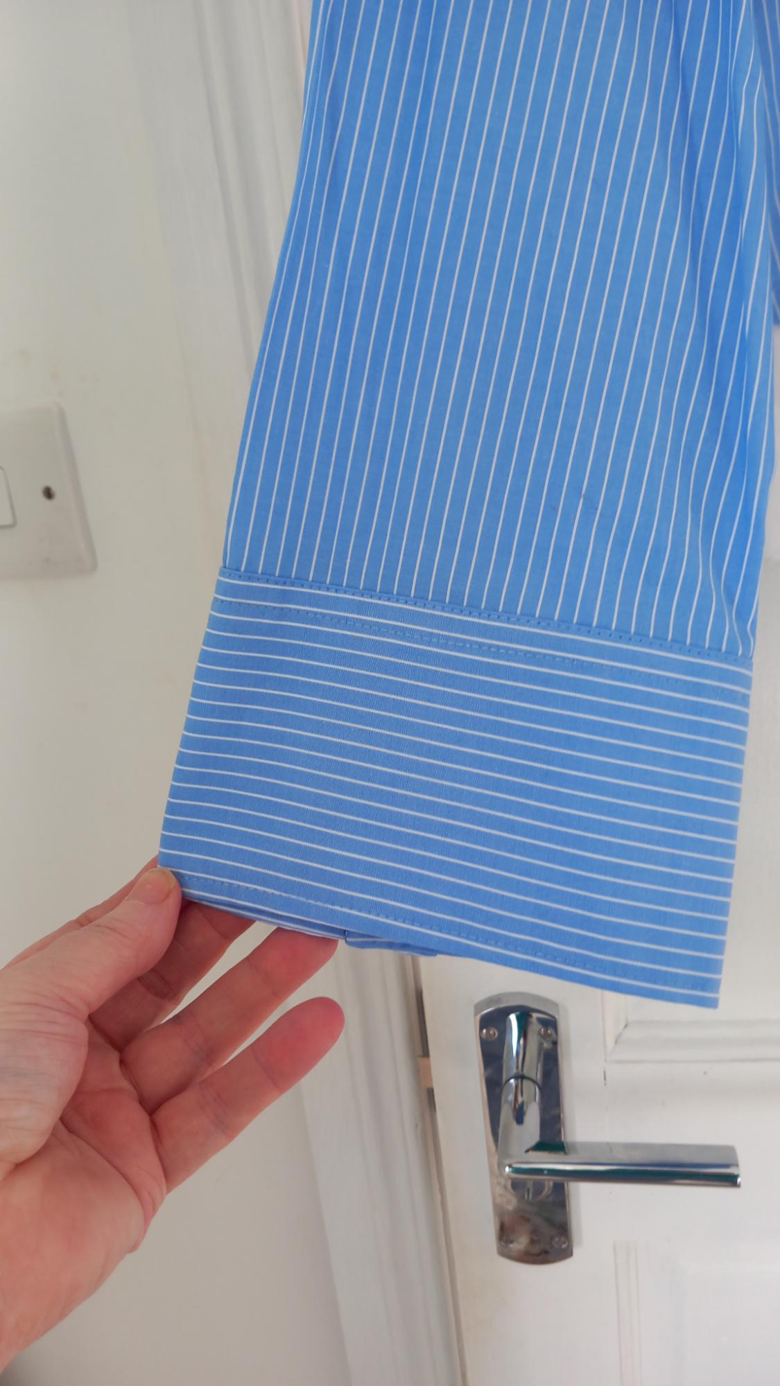 POPLIN SHIRT WITH CONTRAST STRIPES - Image 3