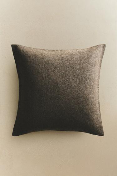 Zara CASHMERE CUSHION COVER - Dark gray