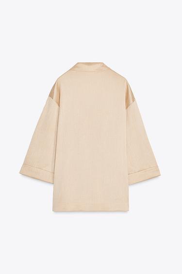 TEXTURED DOUBLE-BREASTED BLAZER - Cava by Zara - Image 6