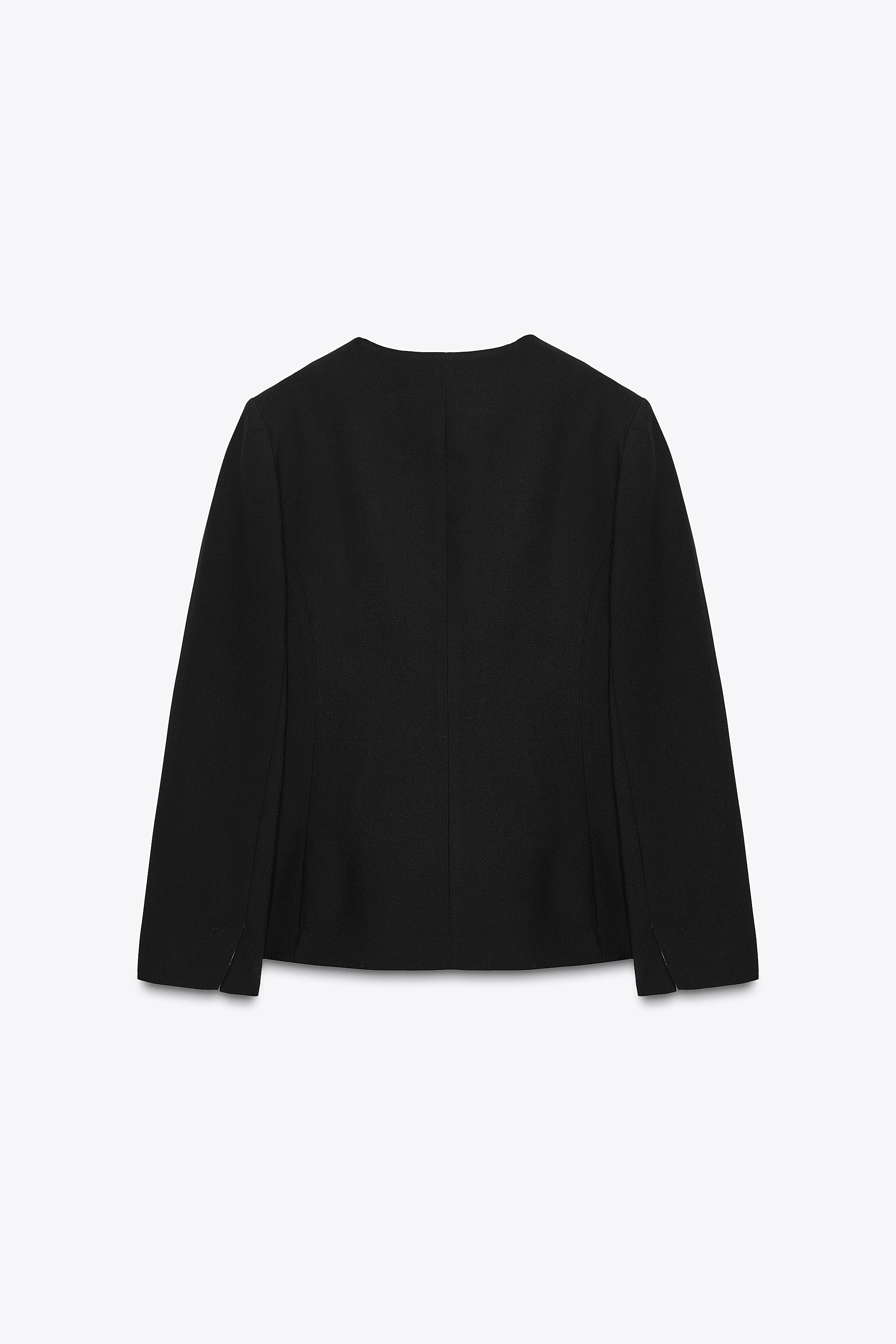 ショルダーパッド フィットブレザー ZARA - ZARA ショルダーパッド フィット ブレザー Sサイズの通販