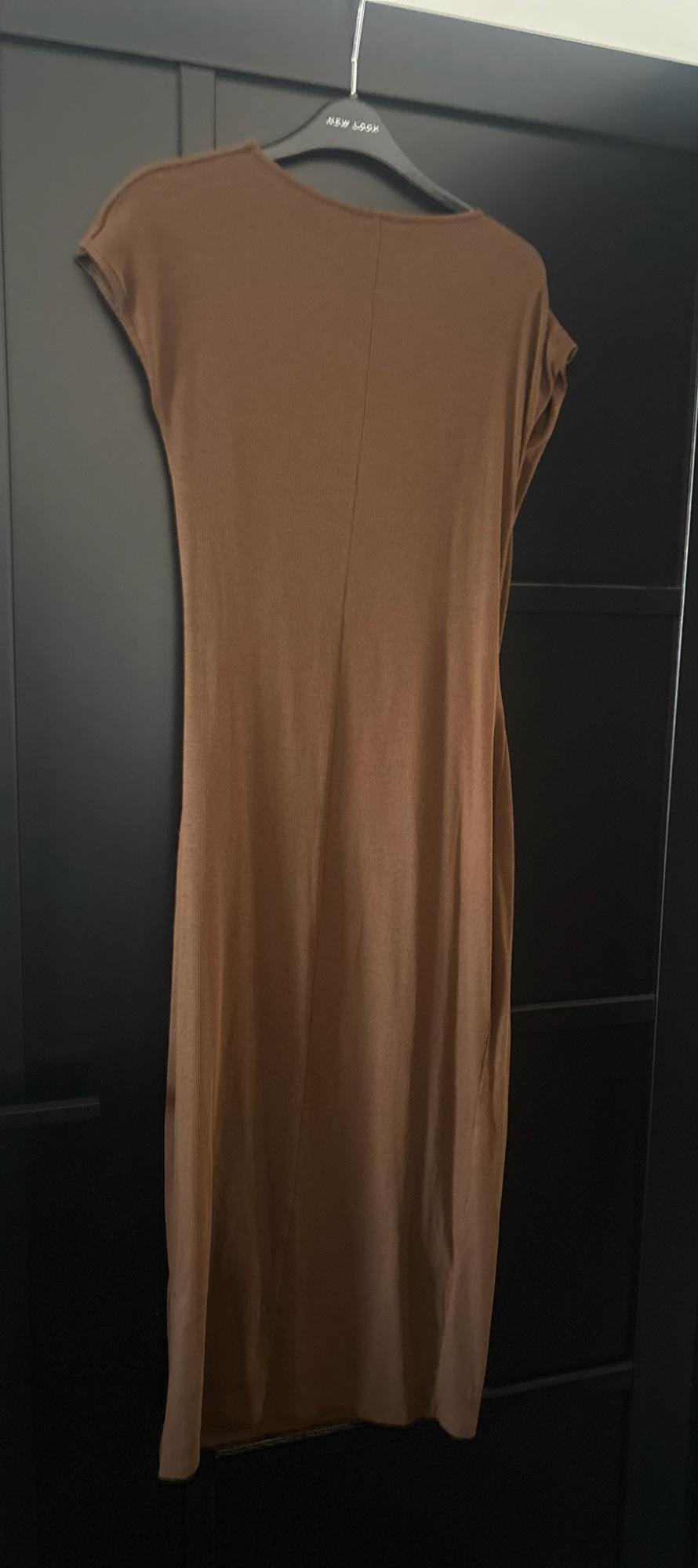 DRAPED MIDI DRESS - Image 4