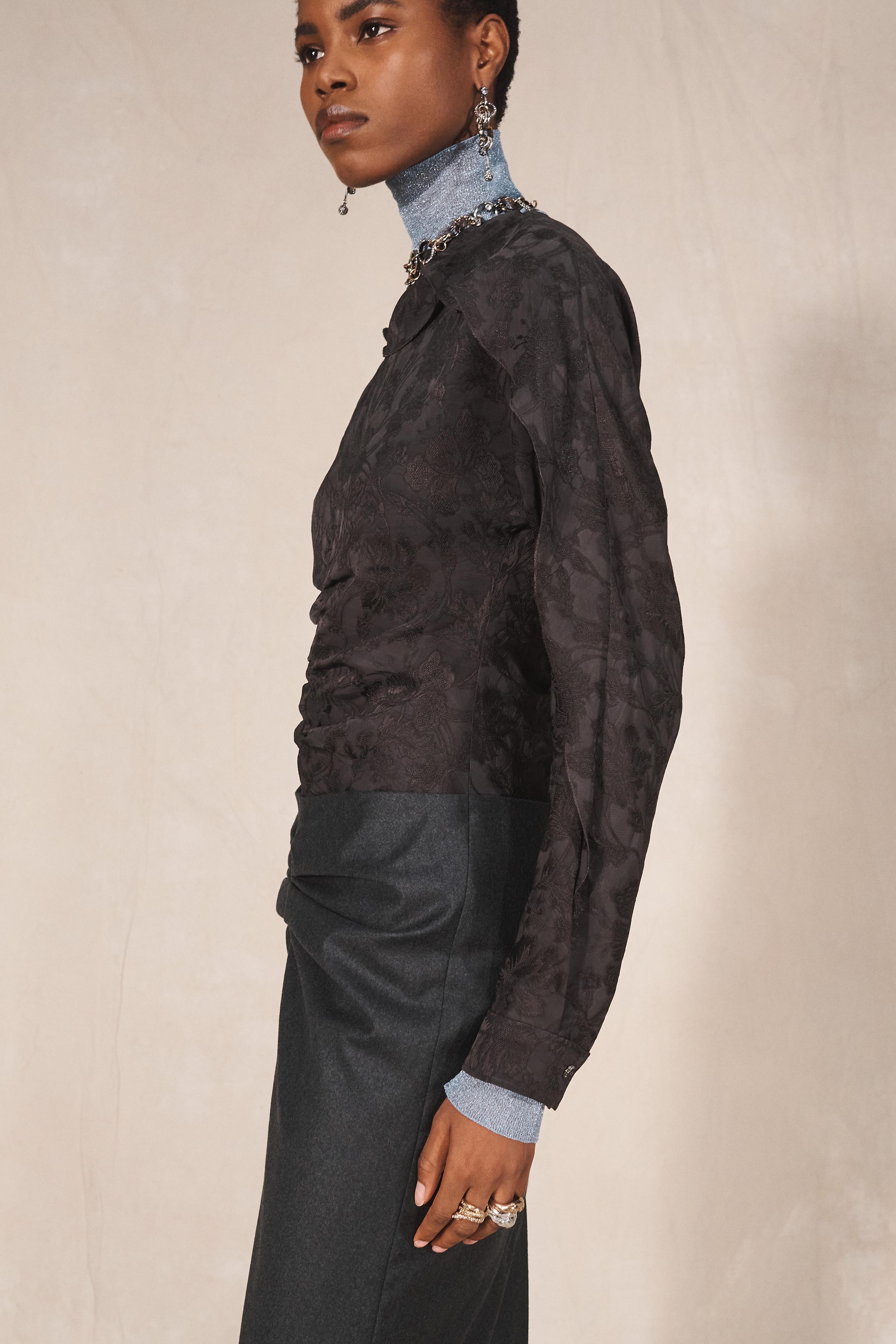 LIMITED EDITION JACQUARD COMBINED DRESS