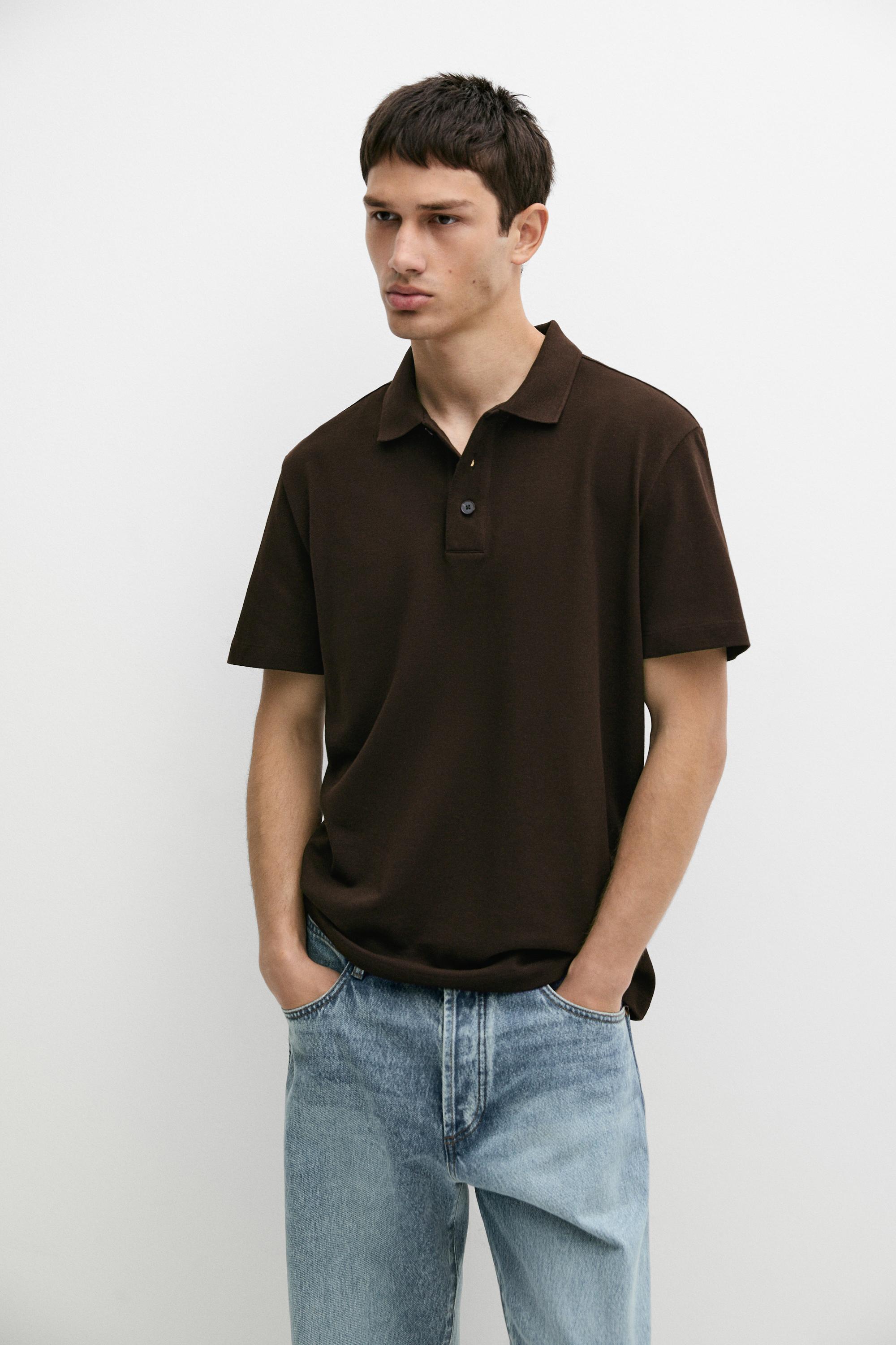 Piqué 100% cotton polo shirt