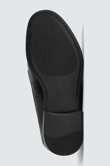 LEATHER DECK SHOES - Black by Zara - Image 3