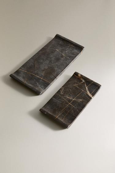 PLATEAU MARBRE - Kaki de Zara - Image 1
