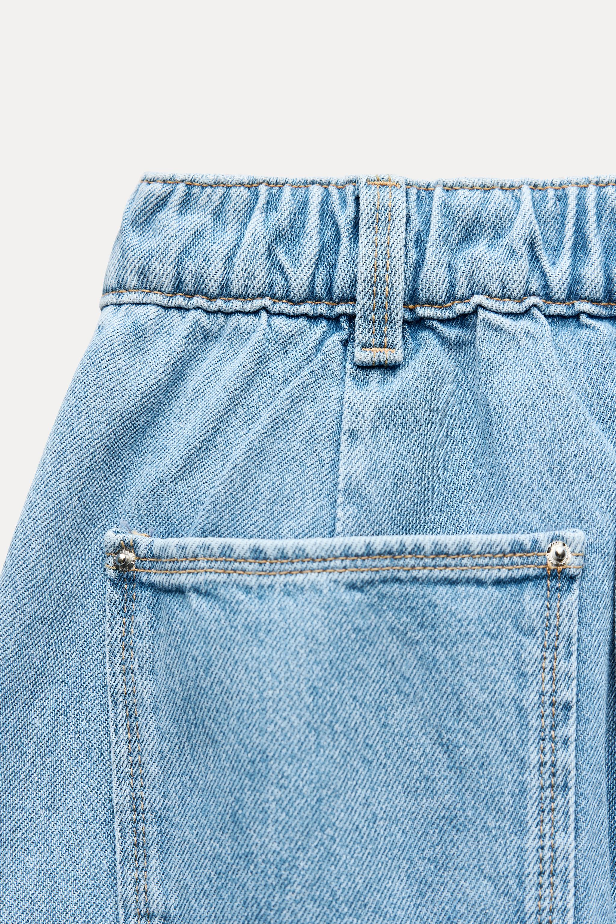 Z1975 MID-RISE CARROT JEANS - Blue | ZARA Australia