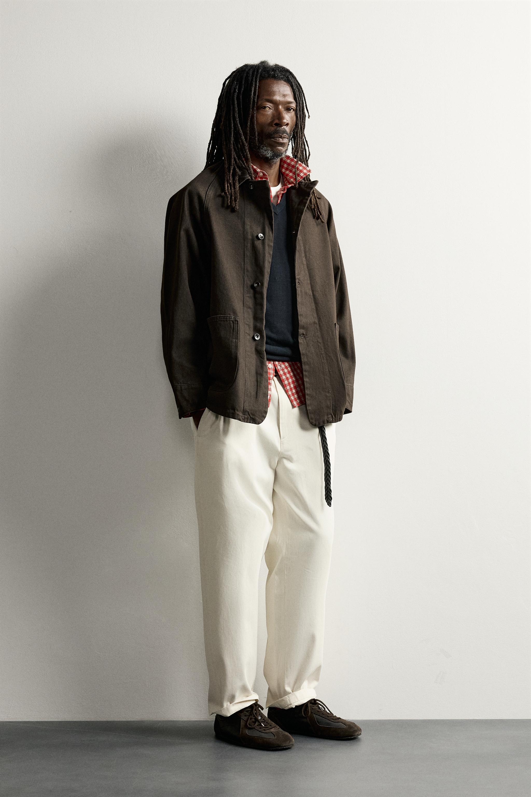 Мужские кроссовки Zara AARON LEVINE X ZARA LEATHER SNEAKERS