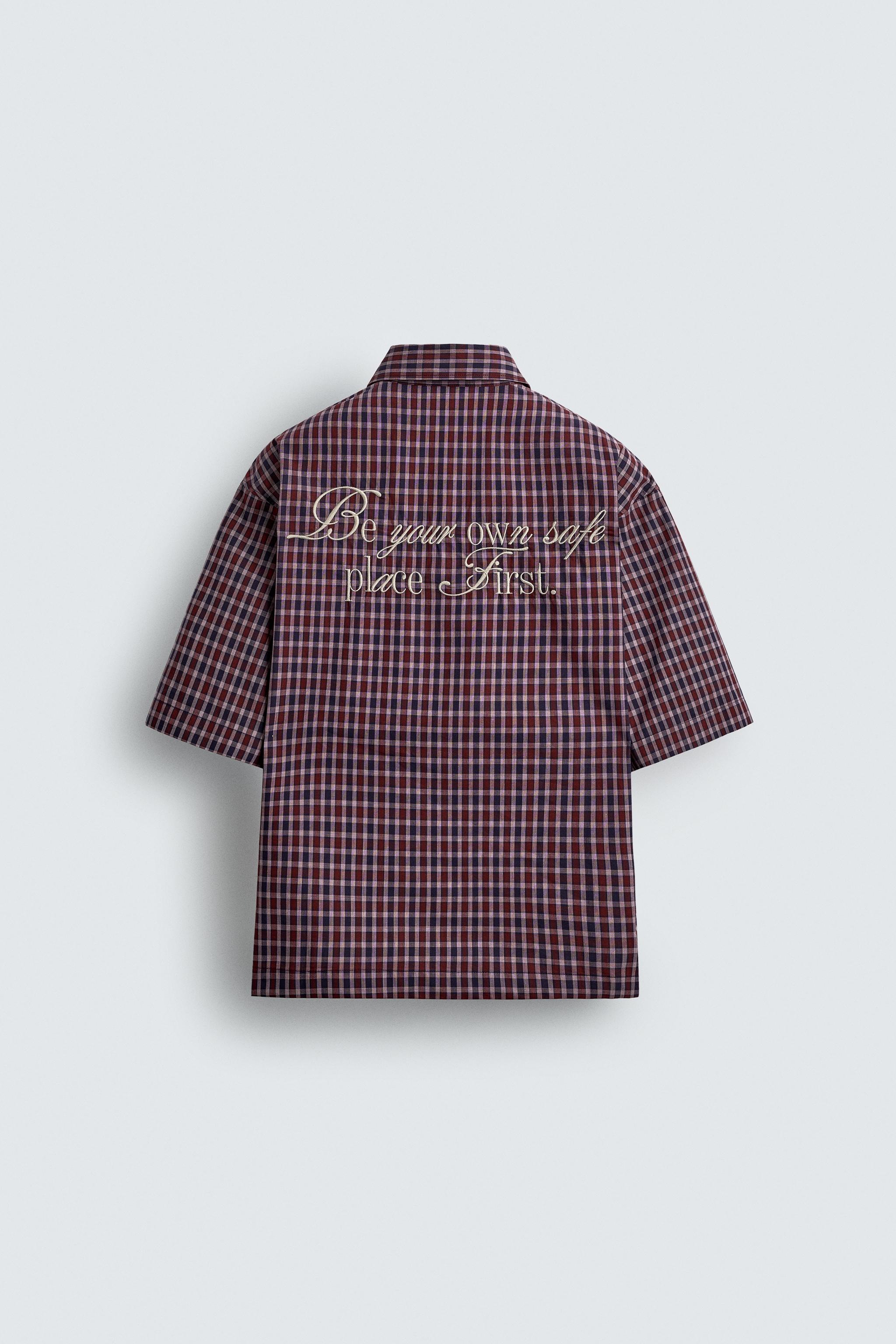 Tartan0627ページ EMBROIDERED PLAID SHIRT - Multicolored | ZARA United States