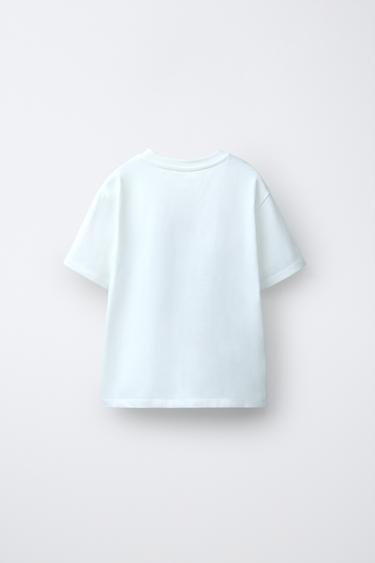 BEACH PHOTOGRAPHIC PRINT T-SHIRT - White by Zara - Image 1