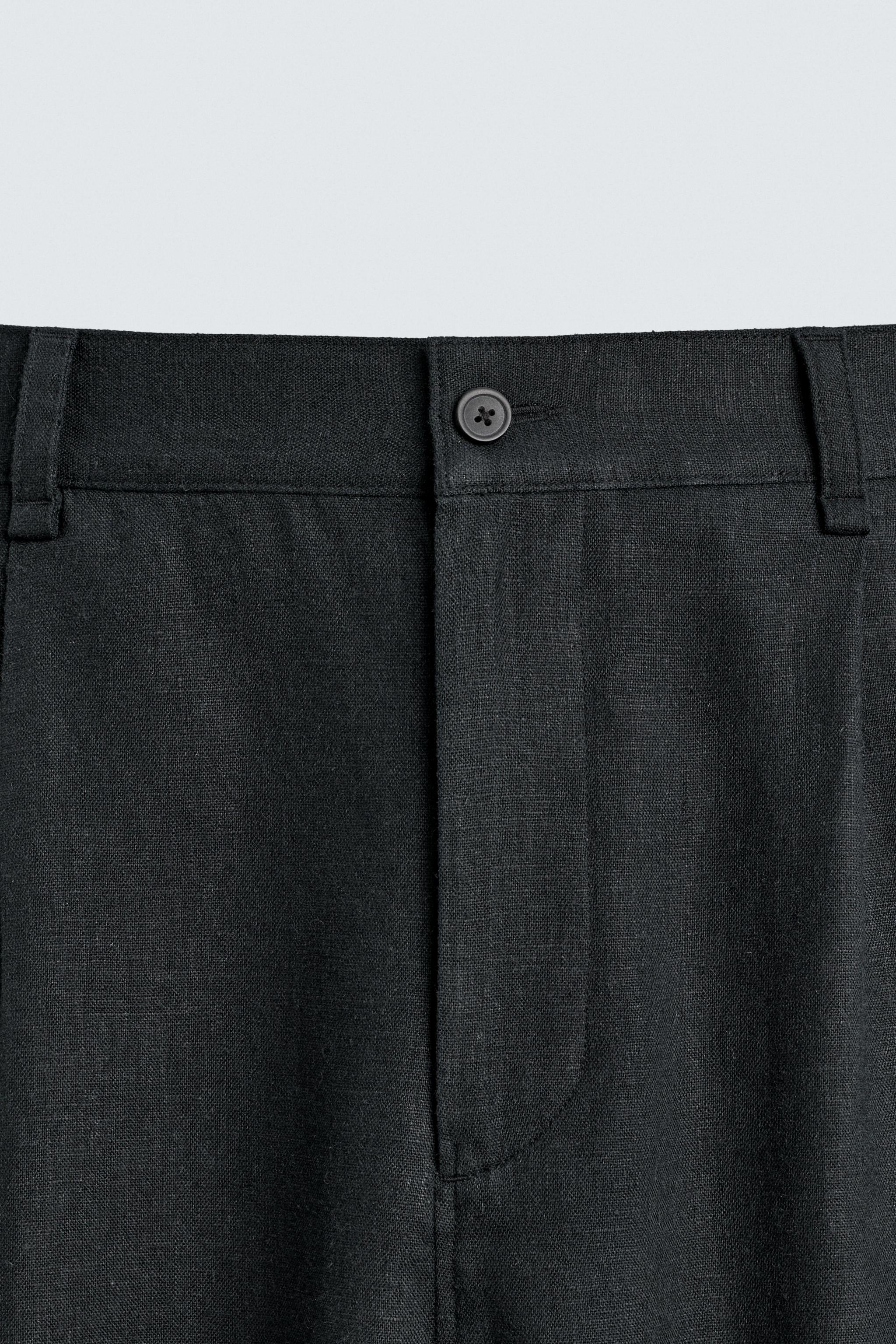 RELAXED FIT LINEN - VISCOSE PANTS