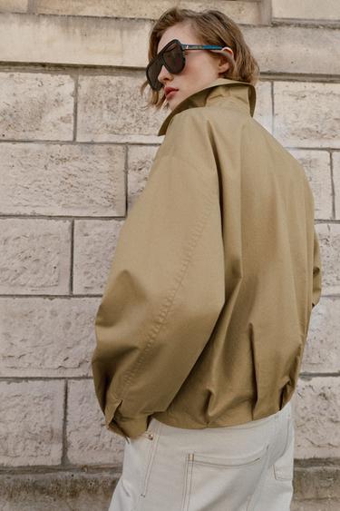 BALLOON JACKET - Khaki by Zara - Image 5