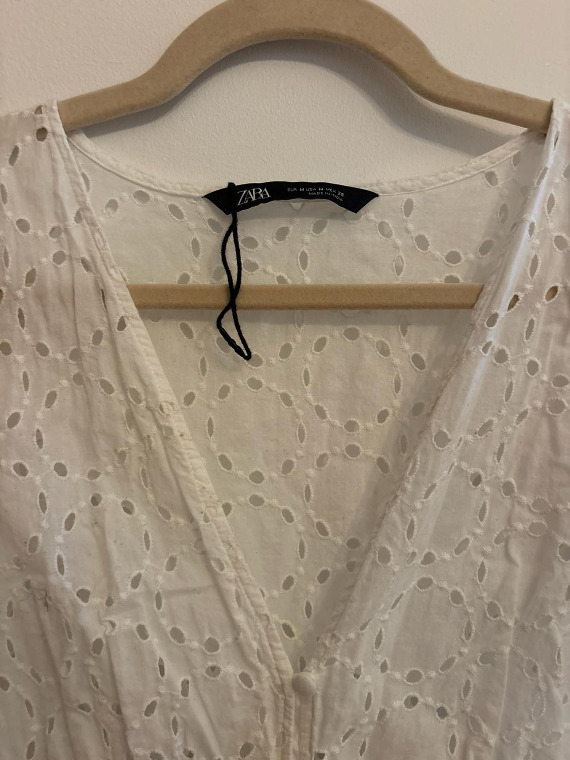 OPENWORK EMBROIDERY DRESS - Image 3
