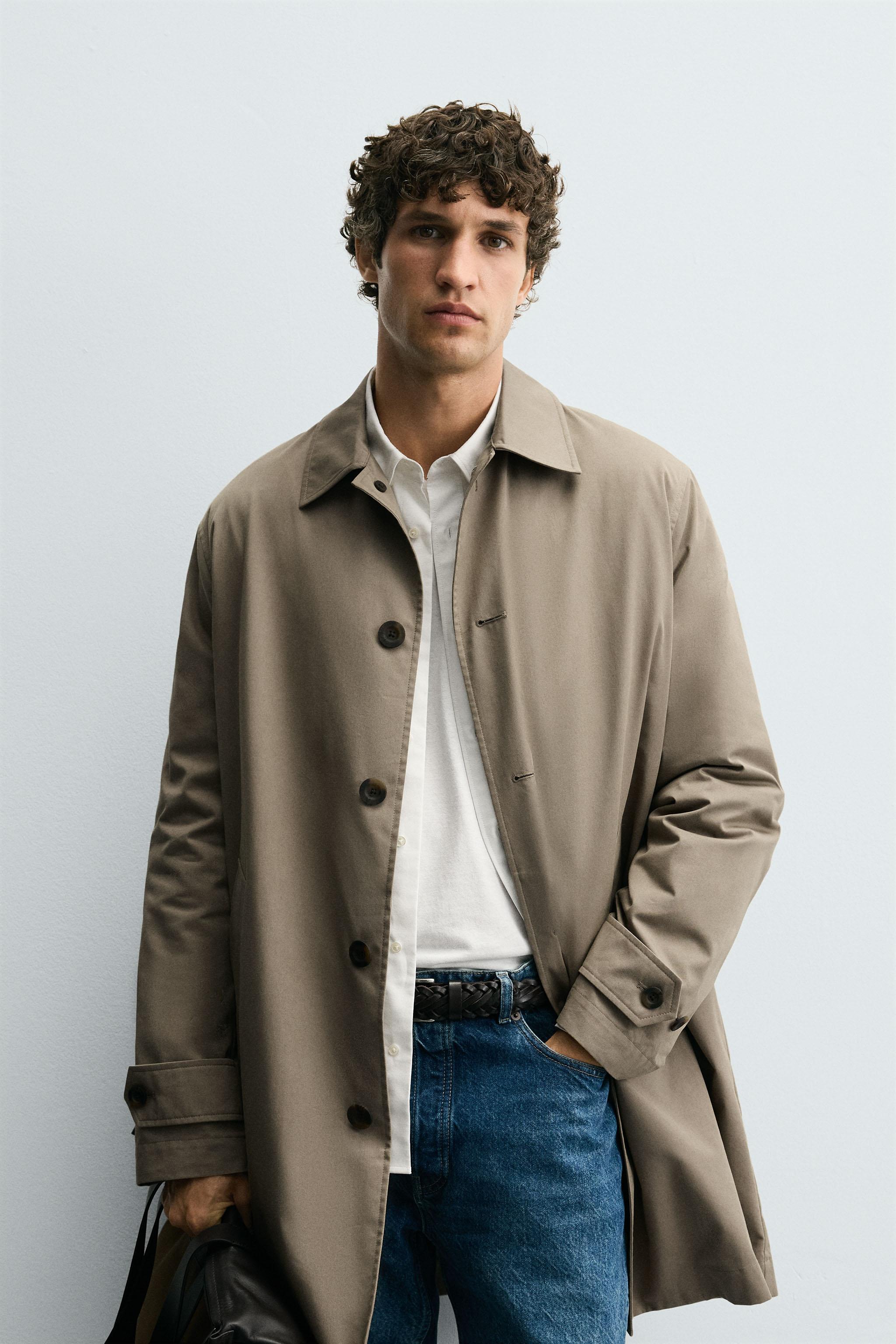 ZARAメンズコート ZARA】ウールオーバーサイズコート 2052/201/401 (ZARA/コート
