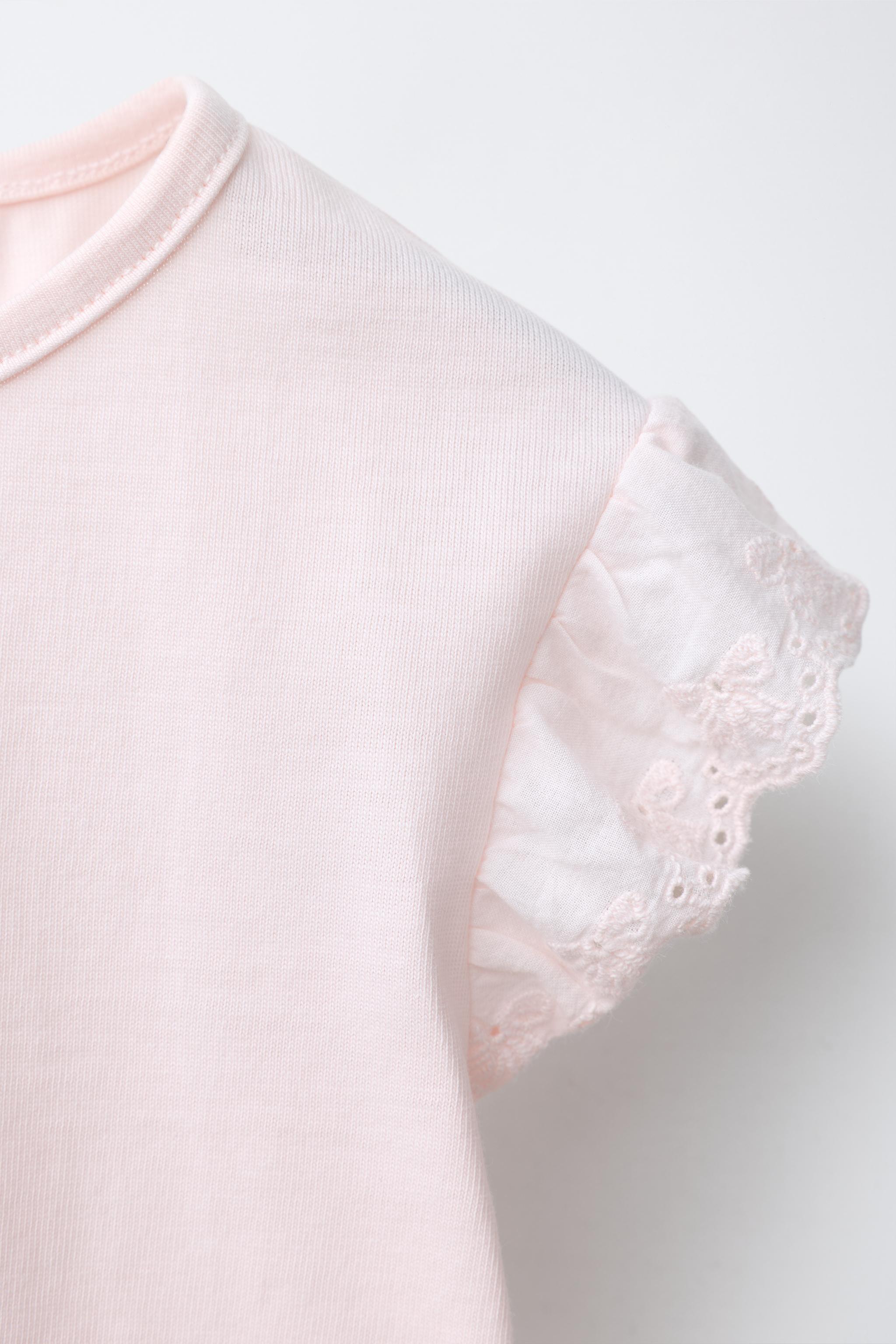 SWISS EMBROIDERY T-SHIRT