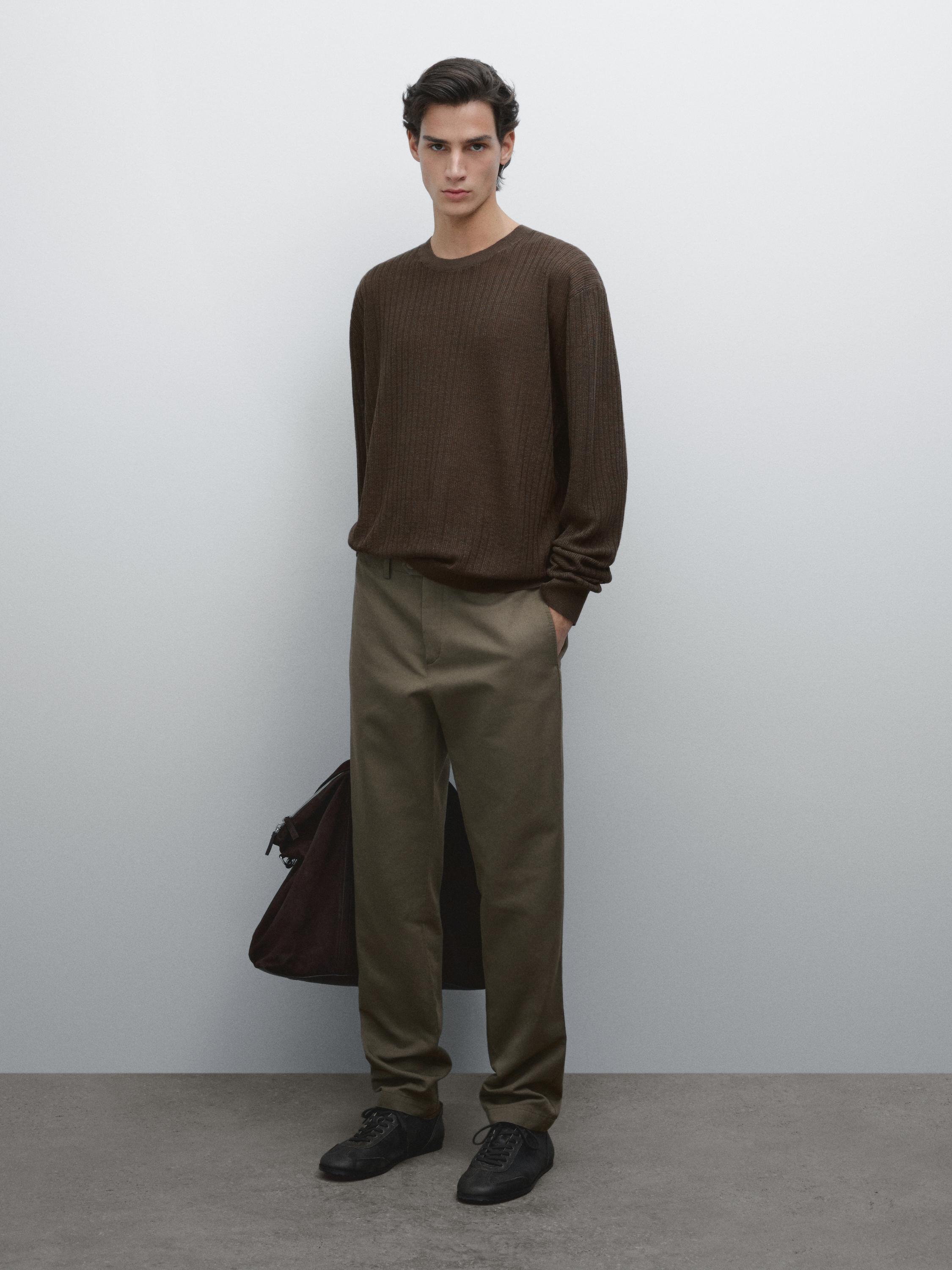 Linen Silk Twill Tapered Pant | EILEEN FISHER