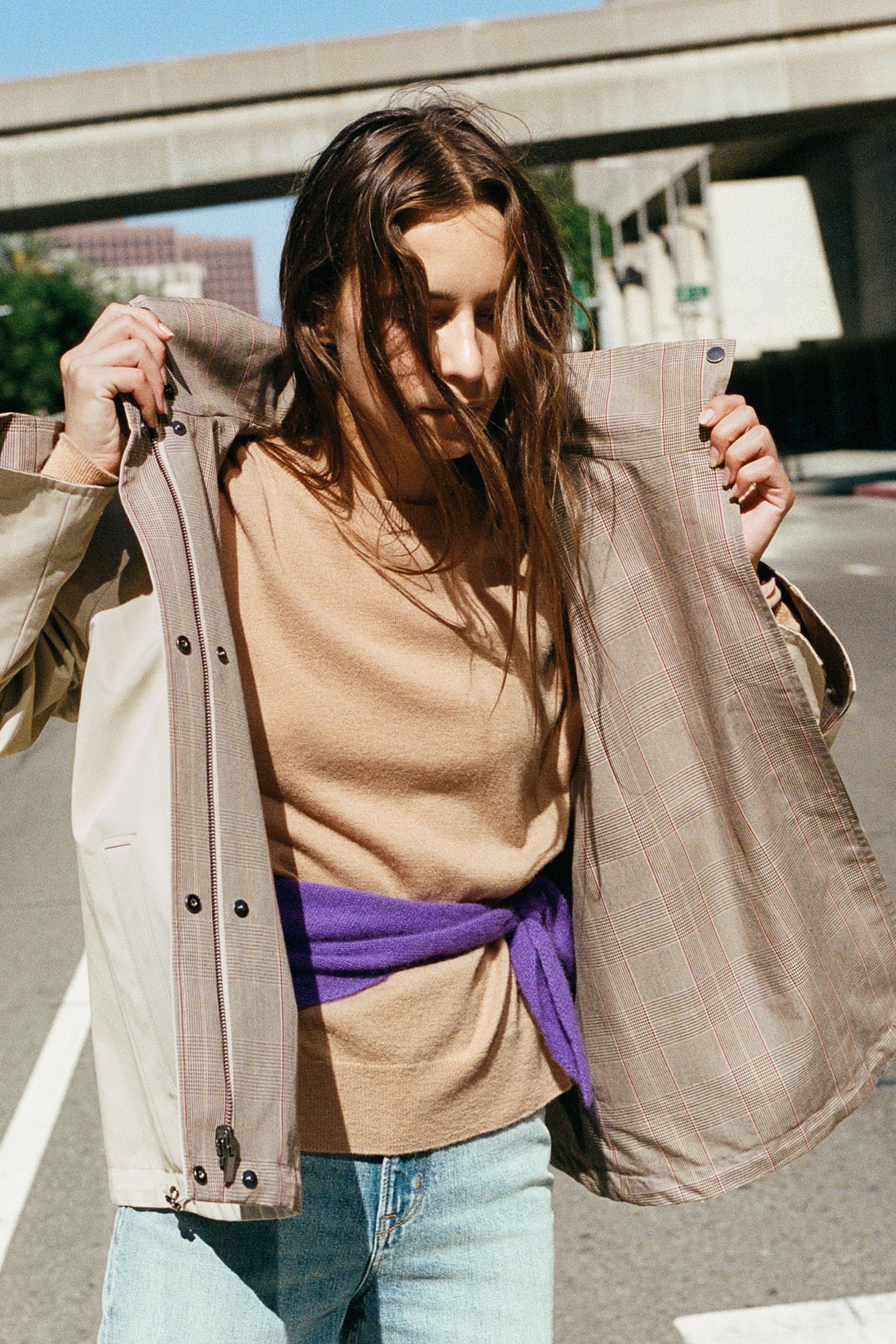 クロップドトレンチコート - レディース | ZARA 日本