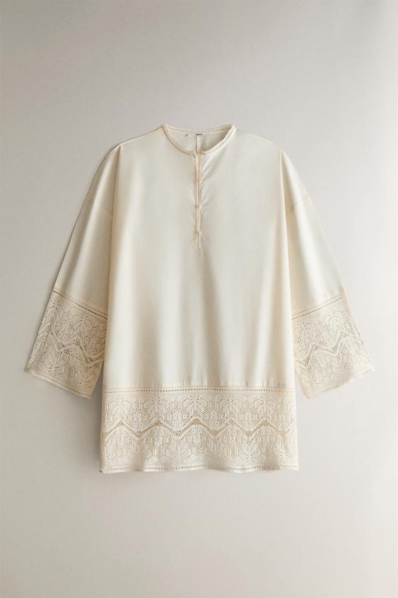 CAMISOLA CURTA - Cru da Zara - Imagem 0