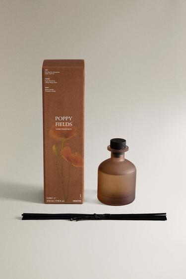 (230 ML) POPPY FIELDS REED DIFFUSERS - Red / Orange by Zara - Image 1