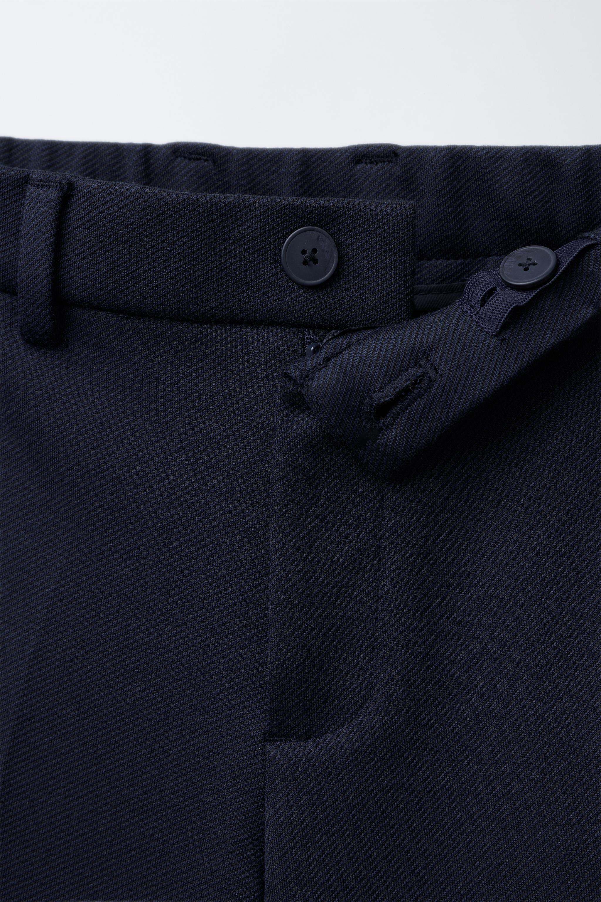 スーツ cootieCOMFORTMERINOSAXONY2TUCKTROUSERS COMFORT SUIT PANTS - Navy blue | ZARA United States