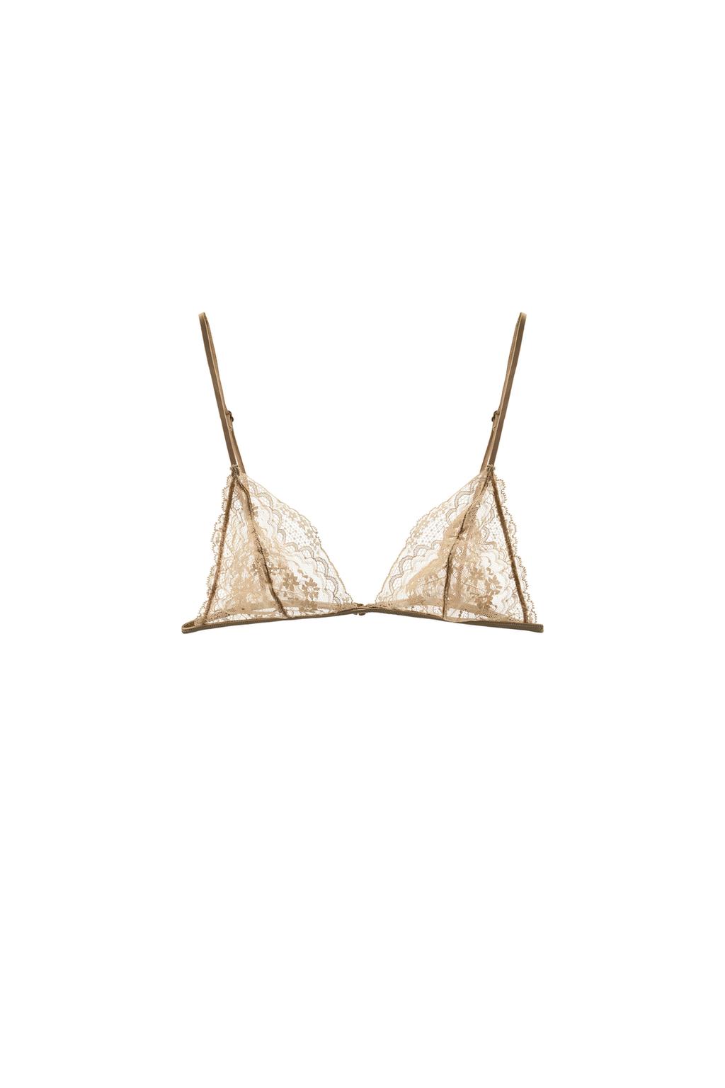 LACE TRIANGLE BRA - image 3