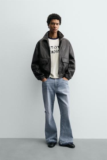 LEATHER JACKET SAMUEL DE SABOIA X ZARA - Brown by Zara - Image 0