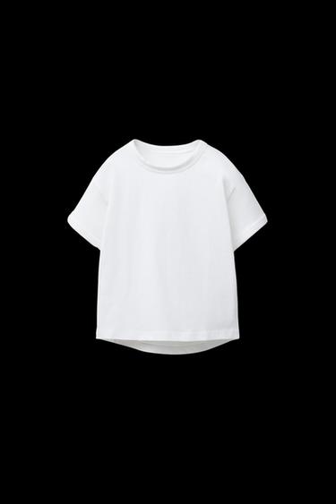 CAMISETA LISA - Blanco de Zara - Imagen 0