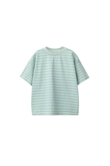 STRIPED T-SHIRT - Blue/White by Zara
