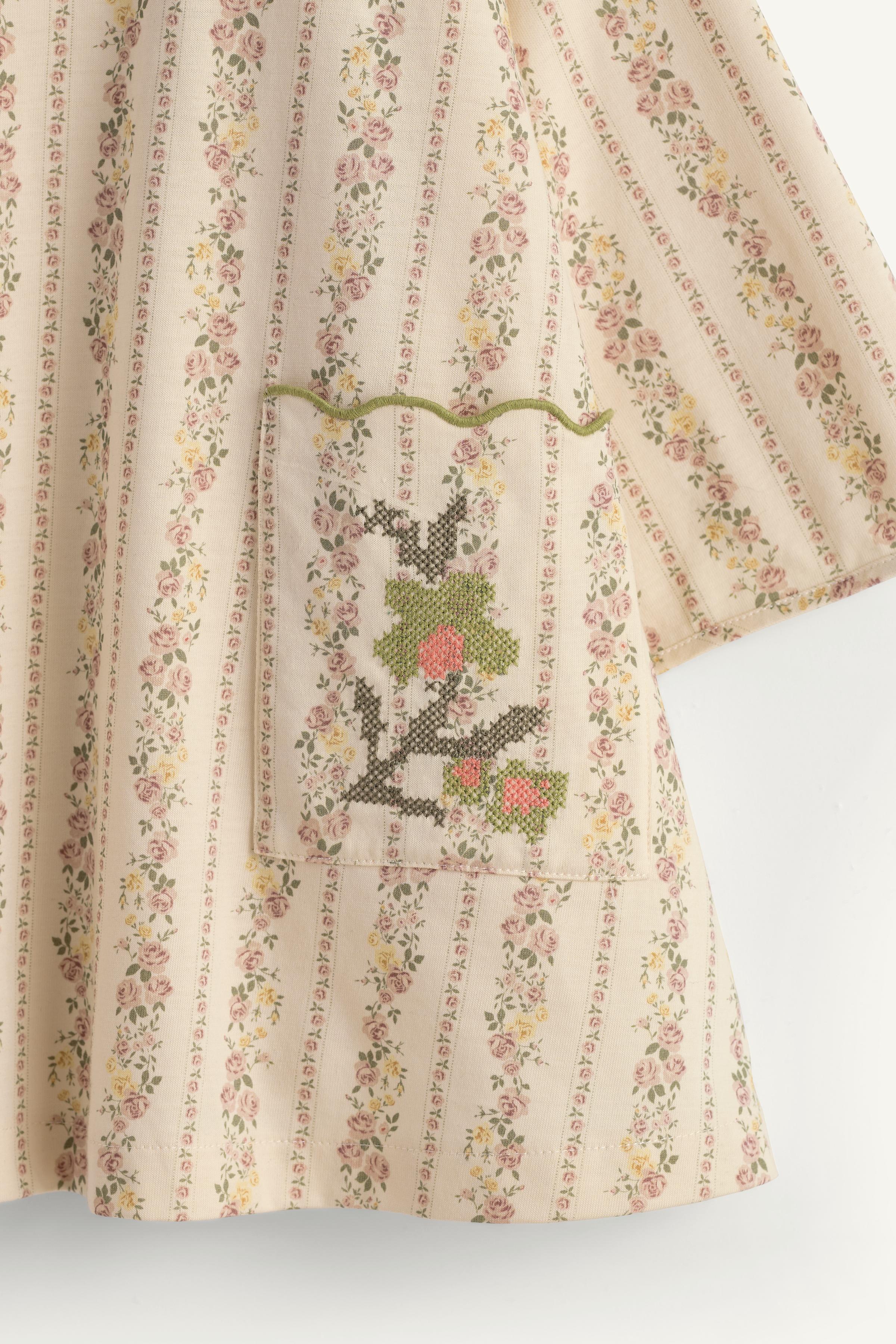 LIMITED EDITION FLORAL SCARF DRESS