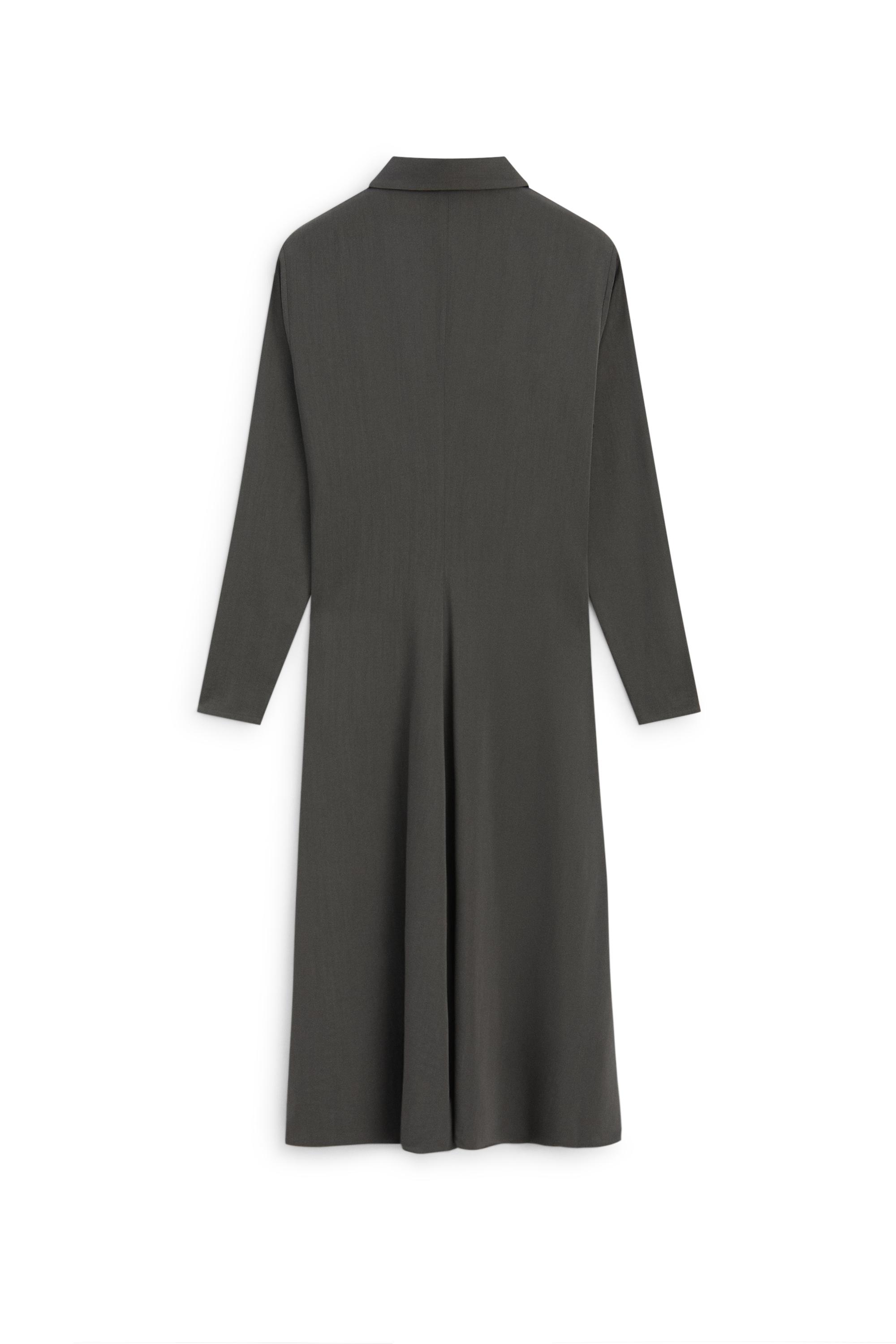 Robe chemise fluide mélange laine - LIMITED EDITION