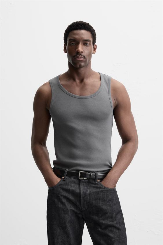 Camiseta Básica Camiseta Un Tirante Tirante Ancho Camiseta