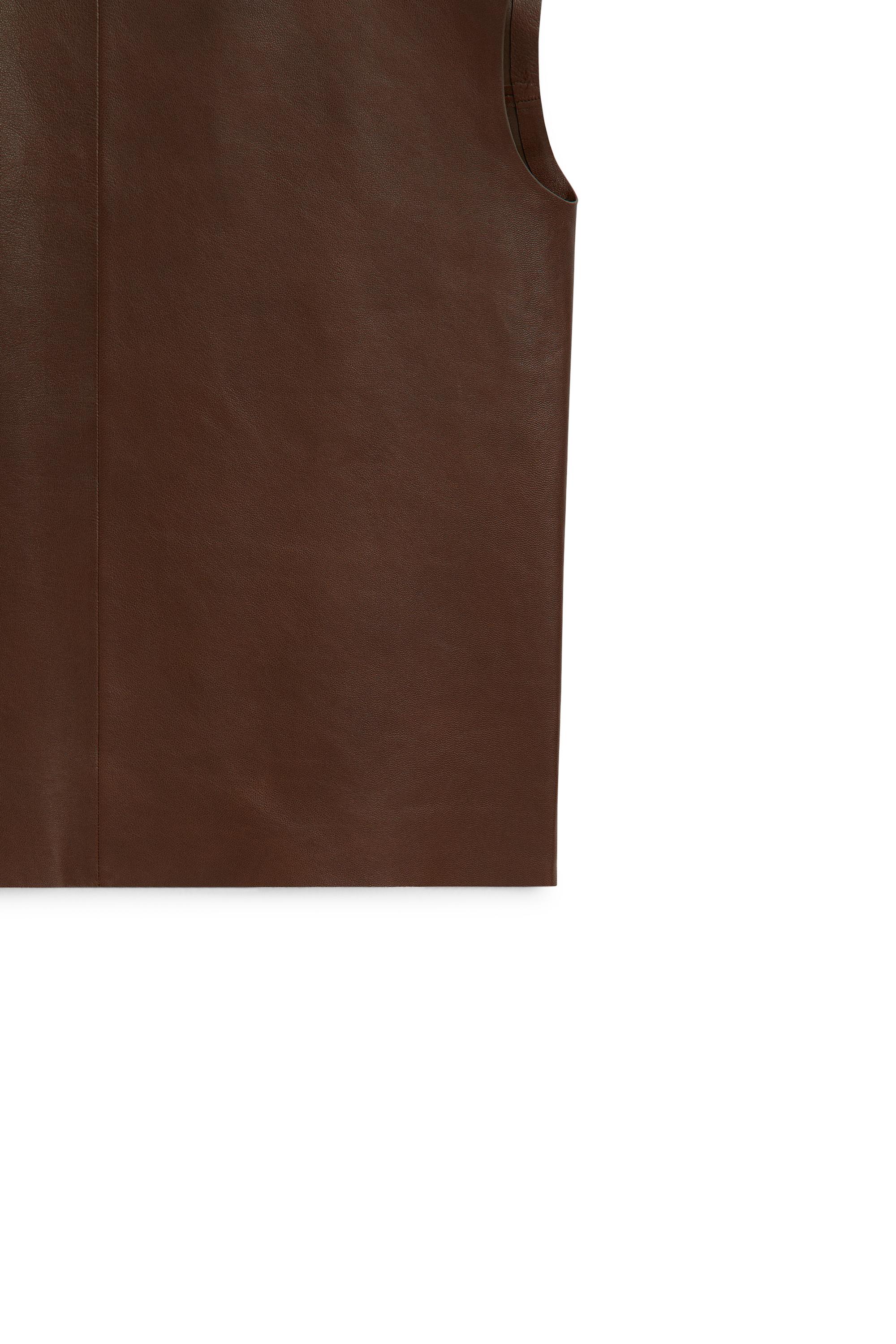 Top col rond cuir nappa - LIMITED EDITION