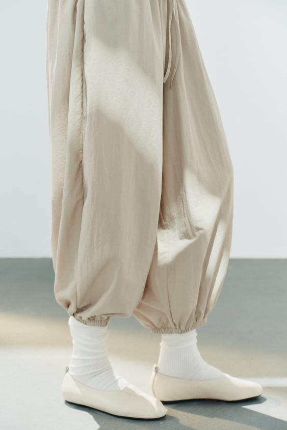 SOFT LEATHER FLAT SHOES - white by Zara - Image 0