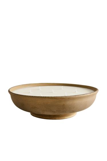 Zara (1200 G) INCENSE LEATHER SCENTED CANDLE - Bronze