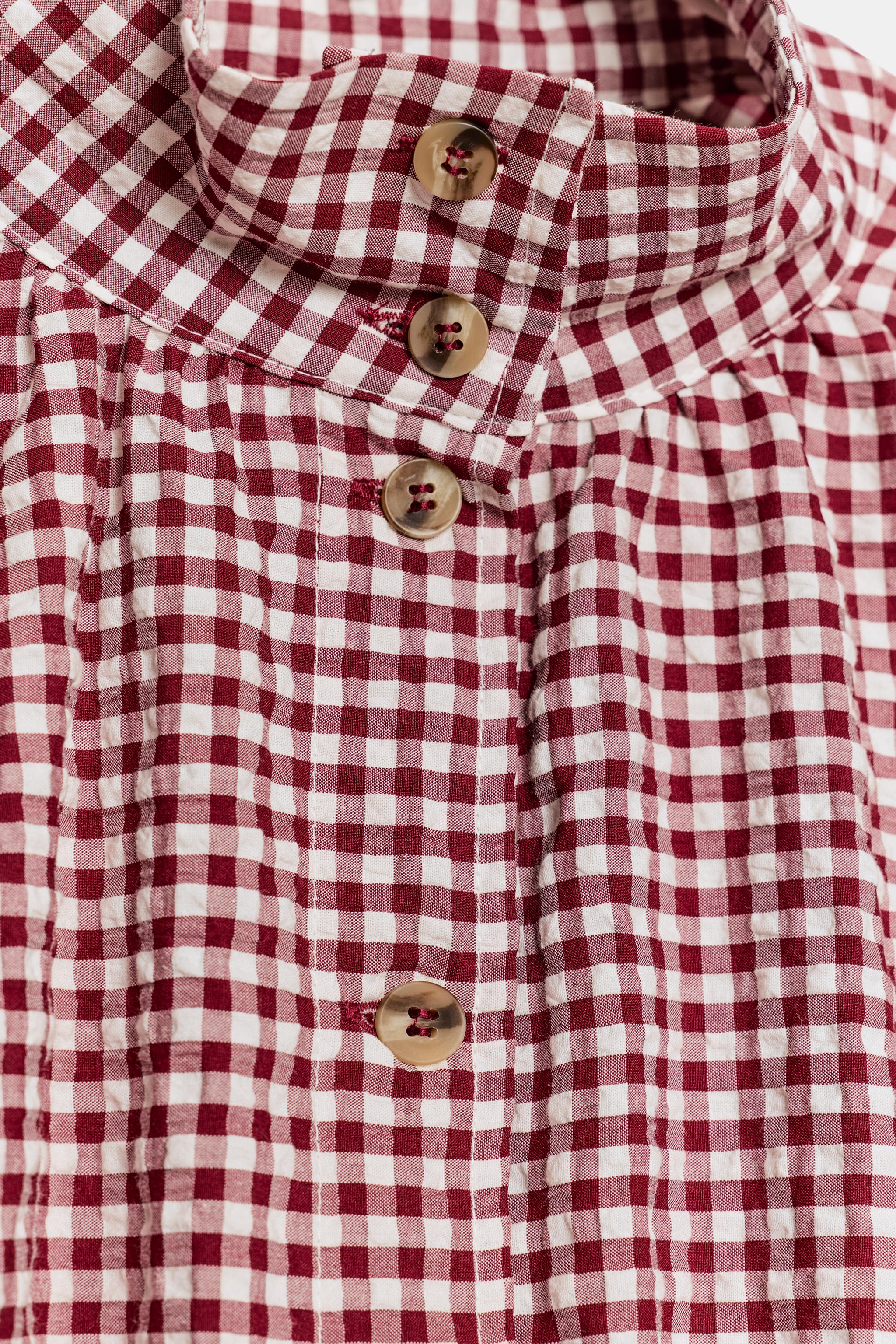 Женские куртки Zara PLAID JACKET — фото 7
