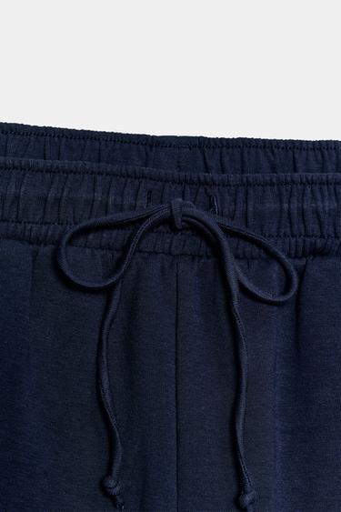 BERMUDA À CORDONS - Bleu marine de Zara - Image 7