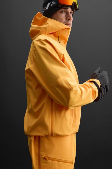 WATERPROOF SKI PARKA WITH POUCH POCKET - Yellow by Zara - Image 6
