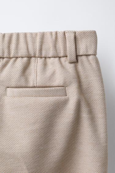 PANTALON DE COSTUME CONFORT - Beige clair de Zara - Image 3