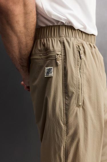 TECHNICAL TRAINING JOGGERS - Beige by Zara - Image 4